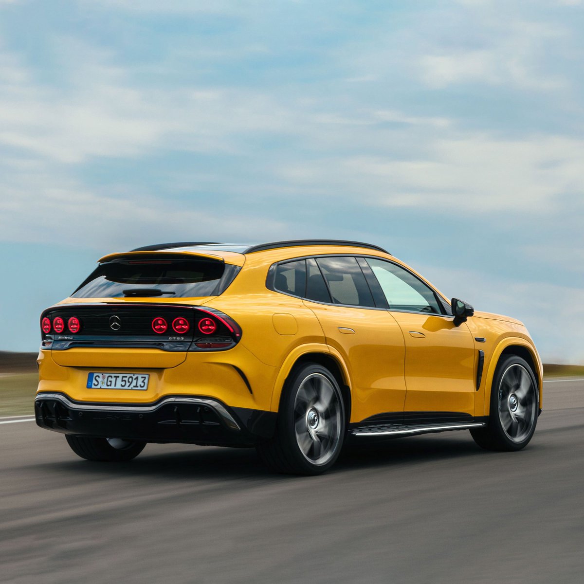 AutoExpress's tweet photo. The Porsche Cayenne’s worst nightmare has arrived. Meet the Mercedes-AMG GT SUV...>> https://t.co/x2f5K6GMcY https://t.co/iYOqbkkbQK