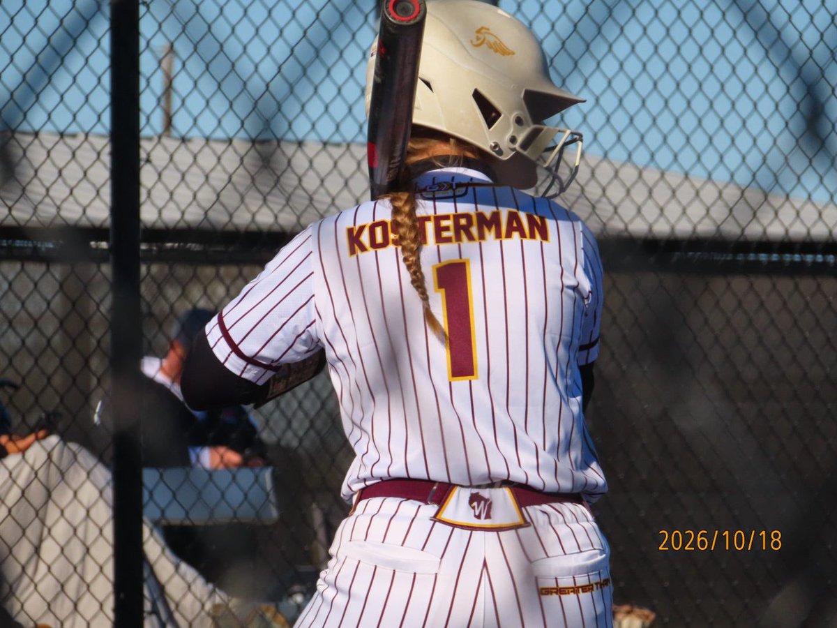 AbbiKosterman's tweet photo. Had my first tournament of the season! I am extremely proud of my team this past weekend and can’t wait for our next tournament. 
Went 8 for 12
.667 AVG
5 stollen bases
.714 OBP
3 RBI 
3 Doubles 
2 Walks 
8 Runs Scored 
@CoachDowns42 
@UWP_Softball 
@GBPhoenixSB 
@NIUSoftball https://t.co/NisPq2D5Kk