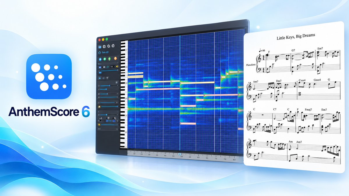 levysoft's tweet photo. AnthemScore 6: dall’audio allo spartito, come l’AI può aiutarci a riscoprire la musica scritta
https://t.co/ns2XE73yXp
#ai #llm #music #mp3 #midi #suno https://t.co/HFzqM9fNlR