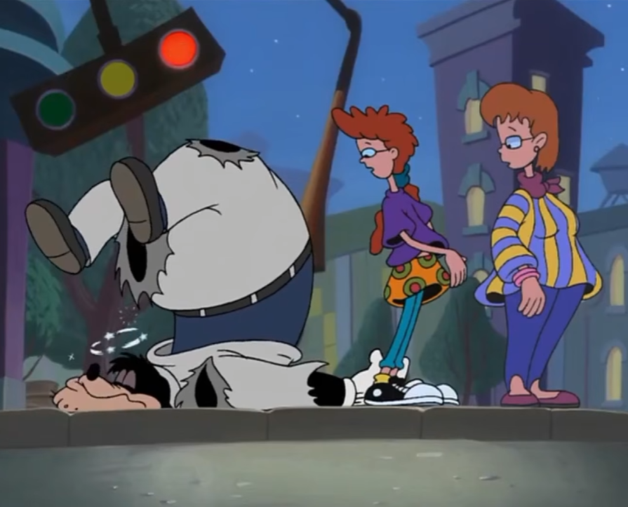 InternetFacter's tweet photo. At the end of the episode "The Stolen Cartoons" of "House Of Mouse", Pepper Ann and her mother makes a small cameo. https://t.co/PSXIal9wrD