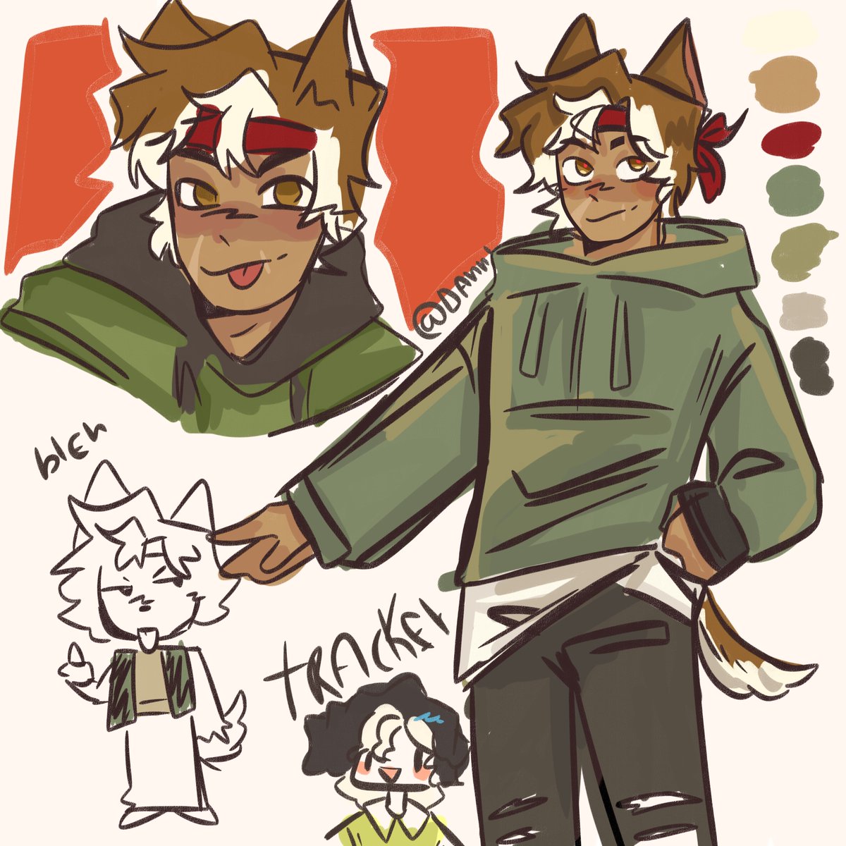 x0dann's tweet photo. Les dejo dibujito de tracker!! Para revivir el X 

#tracker #powpatrol #drawing #digitalart #au #Rex #patrulladecachorros #parati https://t.co/ObiRitTelh