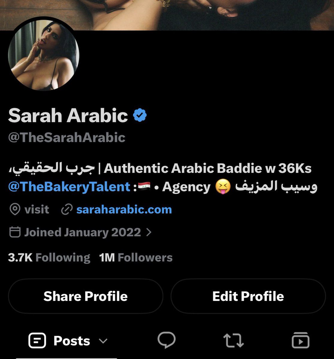 TheSarahArabic's tweet photo. 1,000,000 !!!! https://t.co/g6mT2yECmI