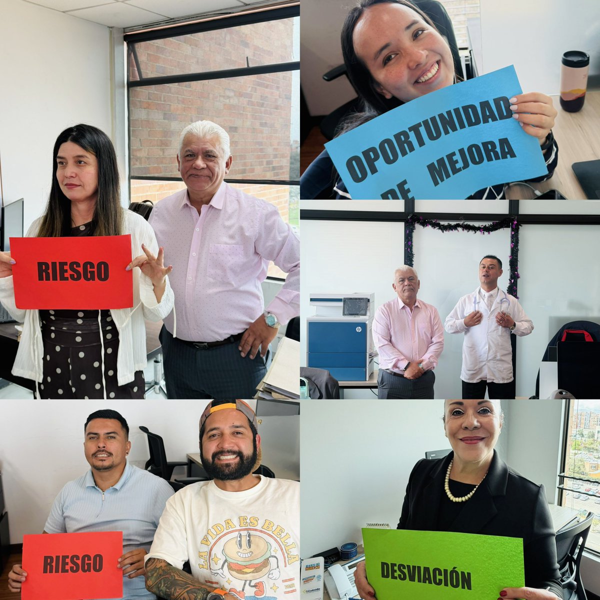 ControlIntCund's tweet photo. 🔎 La evaluación de la gestión del riesgo se fortalece con experiencias que promueven la prevención y el autocontrol.

🩺 A través de las Rondas Médicas, la Ruleta del Control y la dinámica Detectives del Riesgo, servidores de @CundinamarcaGob identificaron riesgos, revisaron controles y reconocieron oportunidades de mejora.

🤝 Participaron @SecFPublicaCund, Despacho del Gobernador, @CundiAgro, @SecGobCundi y @SocialCundi.

Una apuesta por anticiparse a los riesgos y fortalecer la gestión institucional.
#ControlInterno #TuAliadoEstratégico
