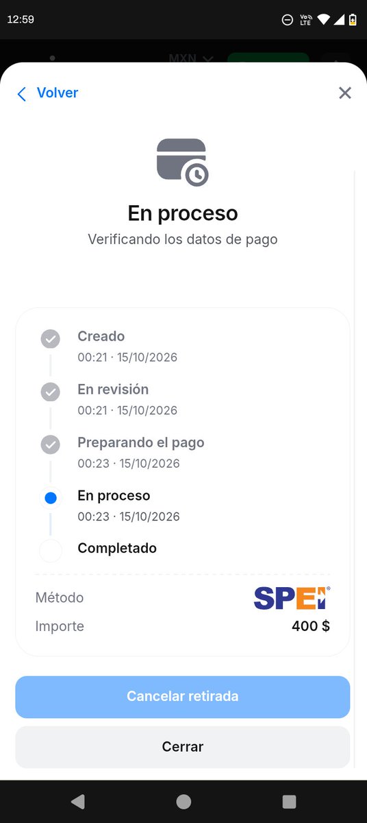 Lil86785's tweet photo. @1win_lat Hola me podrías ayudar con mi retiro de 400$ llevo 4 días esperando a q se procese y nada,y soporte no me ayuda en nada https://t.co/l9zWGyoZ8m