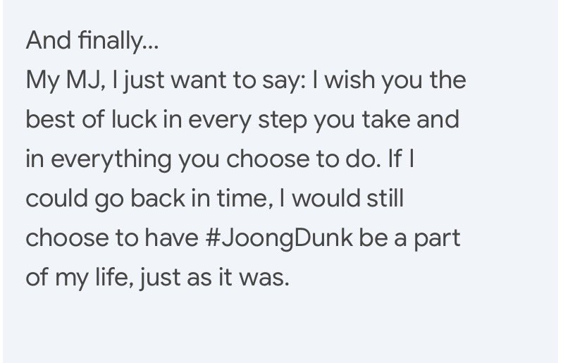 Rheaxiu99's tweet photo. @dunknatachai “If I could go back in time, I would still choose to have #JoongDunk be a part of my life, just as it was.” 😭😭😭😭 https://t.co/FafVfllyjt