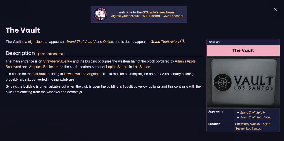 iGrandTheftAuto's tweet photo. Adverts for VYB and The Vault spotted in GTA VI marketing!

VYB has appeared in previous GTA VI promotional material.

The Vault nightclub previously featured in GTA V, but this is the FIRST CONFIRMATION of its appearance in GTA VI!

https://t.co/wd3we2hz4u
via @GTAWikiOfficial https://t.co/cOQs3EVeFZ