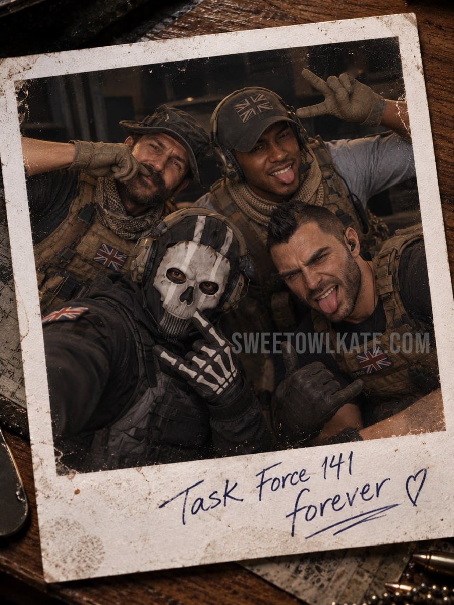 sweetowlkate's tweet photo. Task Force 141 in my heard
Ghost (Simon Riley) and Soap (John MacTavish), Capitan John Price and Kyle Gaz Garrick #callofduty #modernwarfire #warzone #ghost #MW4 #capitanprice #gazgarrick #taskforce141
More photo and video: https://t.co/ICEbh4vy43 https://t.co/fvI1T5mdok