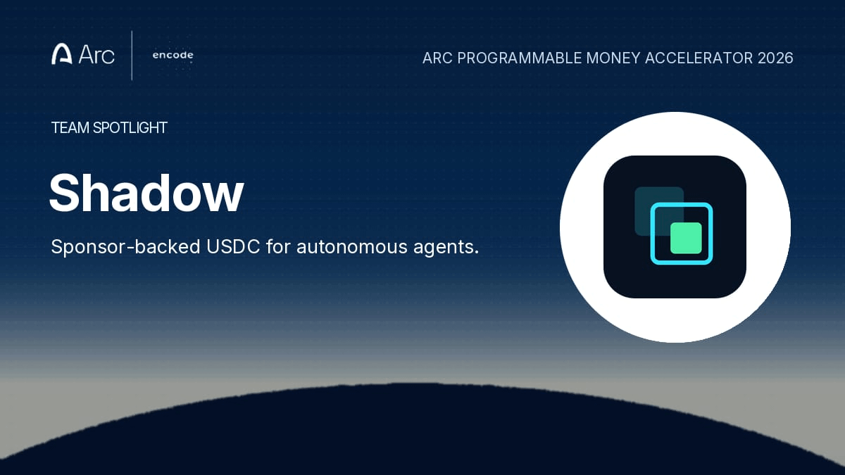 encodeclub's tweet photo. Shadow is building programmable USDC funding for the people and organisations that sponsor AI agents — spending limits, repayment tracking, and the right to reclaim unused funds.

During the accelerator they're testing the workflow and looking for pilot partners.

Built by Qdee, Ridwan Nurudeen and Apata Isiaq.