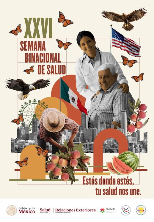 ConsulMexKan's tweet photo. 📢 Continuan las actividades de la "Semana Binacional de Salud 2026" ⚕️ participa en las diversas actividades que preparamos para ti.

➕ℹ️👇🏽 revisa nuestro calendario de actividades ¡participa!
#SBS2026 https://t.co/Cqm8Ieaazg