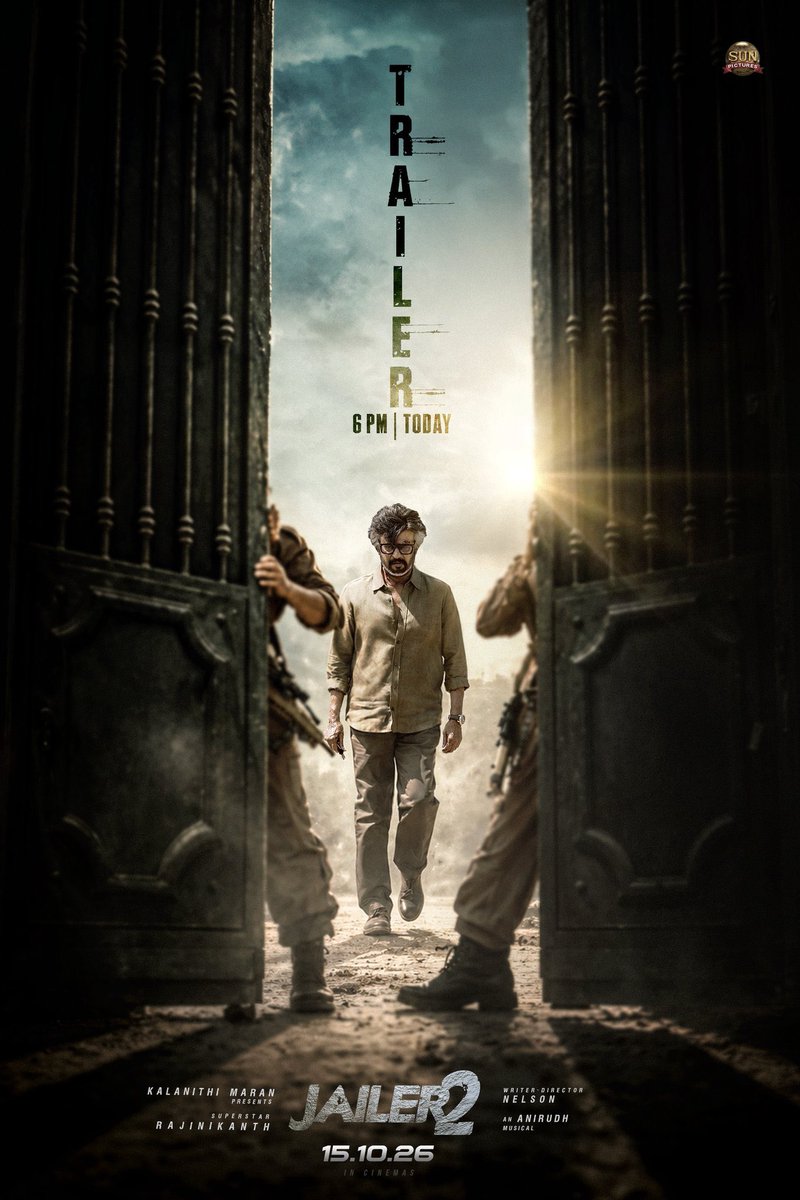 kousalyaragava's tweet photo. 🎬🔥 JAILER 2 — COUNT: 3️⃣!

Watched it for the 3rd time, but the feeling? Still feels like watching it for the FIRST TIME! 🤯🔥

Same freshness, same excitement, same Thalaivar magic! 🥶💥

Some movies never get old… they make you want to watch them AGAIN and AGAIN! ❤️‍🔥

#Jailer2 https://t.co/3ocIfgCEXs