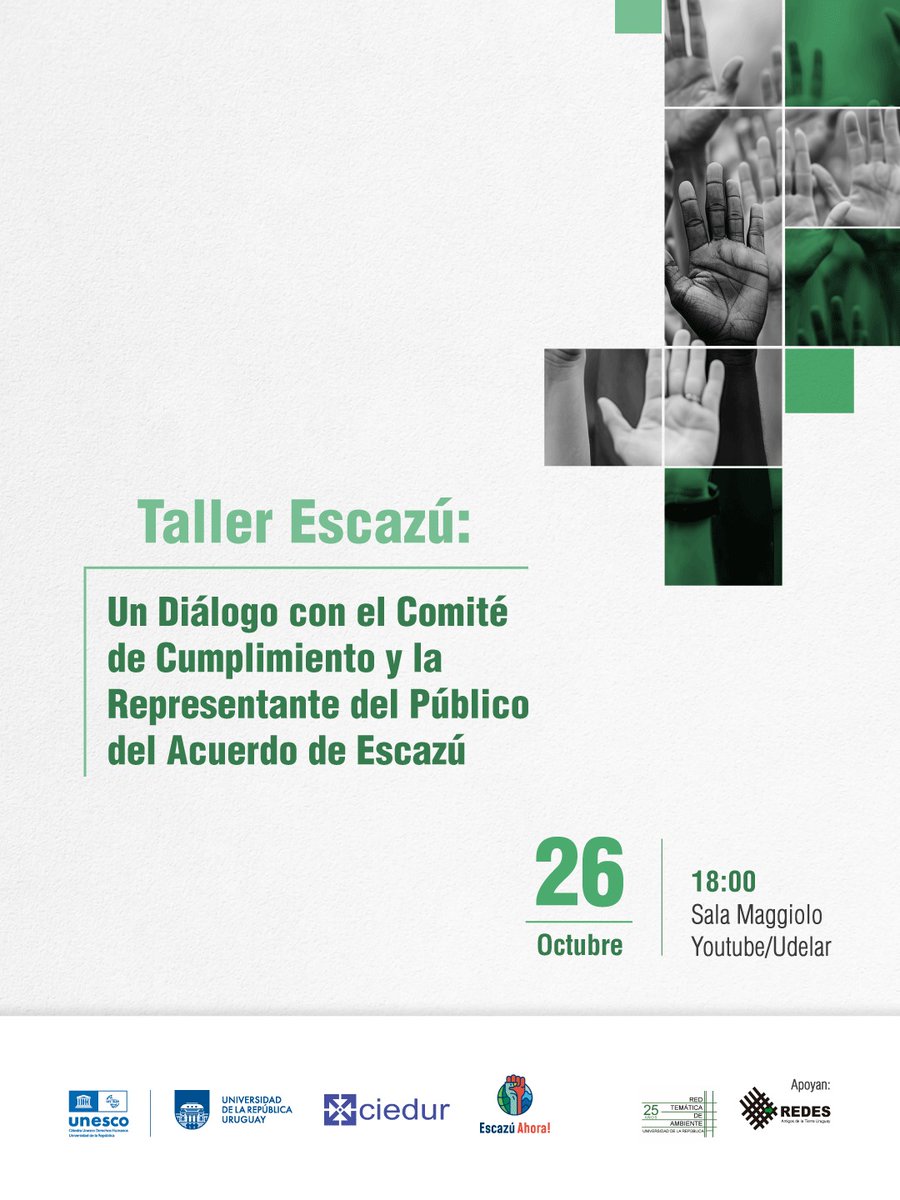 AnongUruguay's tweet photo. Por primera vez en Uruguay, dos de los principales órganos del Acuerdo de Escazú se sientan en una misma mesa: el Comité de Apoyo a la Aplicación y el Cumplimiento (CAAC) y la Representación Electa del Público https://t.co/6Zirndm5Mp