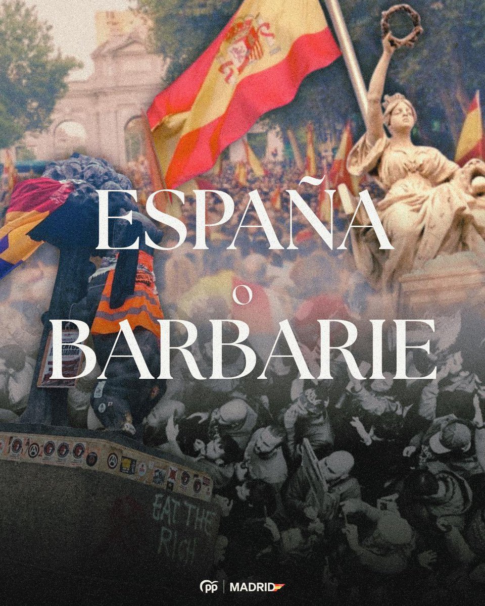 ppmadrid's tweet photo. Que Francia nos sirva de aviso, no de anticipo. https://t.co/R4DYmKJdPY