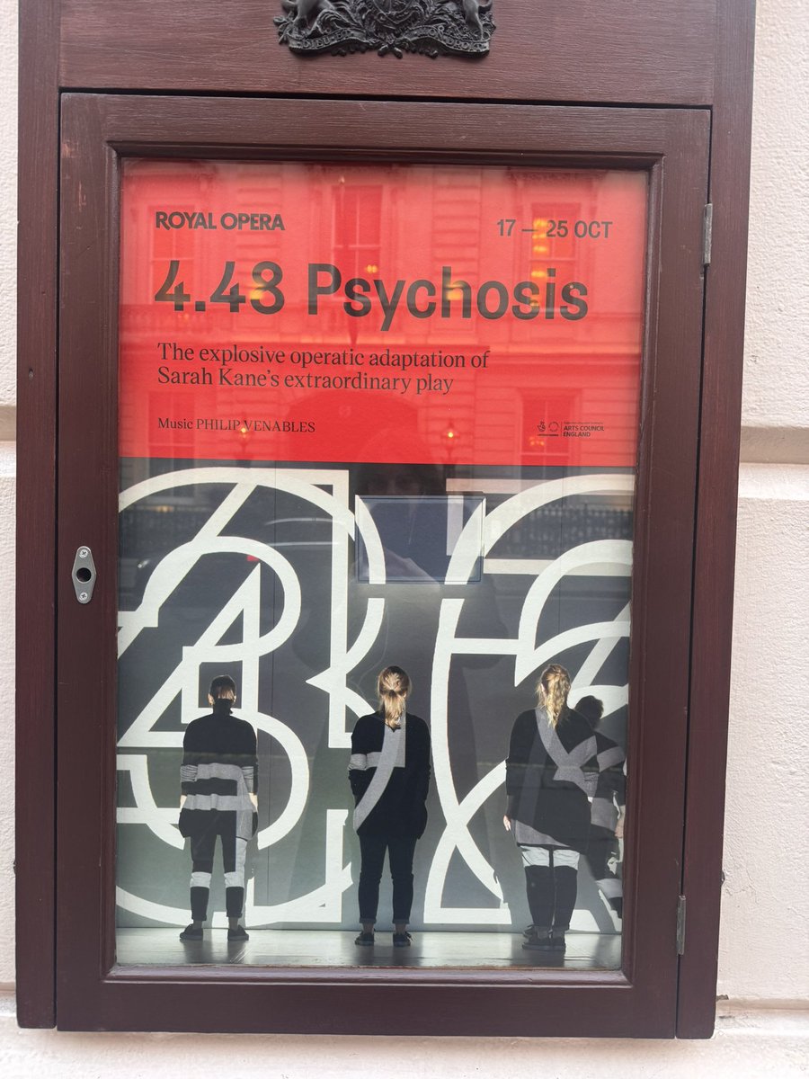 PhoenixEdSarah's tweet photo. This time last year I was hiking up  a mountain with two guys I’d never met. I was at the height of mania. Today, watching 4.48 psychosis which I’ve wanted to see for other twenty years. https://t.co/u8XKlxkB62