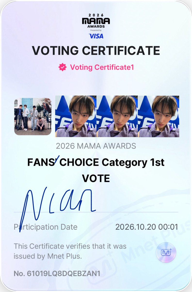 jumeokbap_0h3's tweet photo. 10.20
💕
My support goes to #CORTIS in #2026MAMAVOTE https://t.co/NVVu6D2Vvg