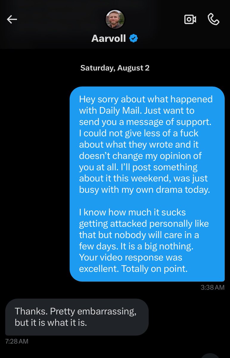 BecomeCatholic3's tweet photo. No dude you're an ankle biting faggot. Here's how Nick DMd you when you were in a midst of your scandal, vs how you DMd him when you uncharitably mischaracterized his views on birthright citizenship. No one should trust you. https://t.co/snHieegSrS