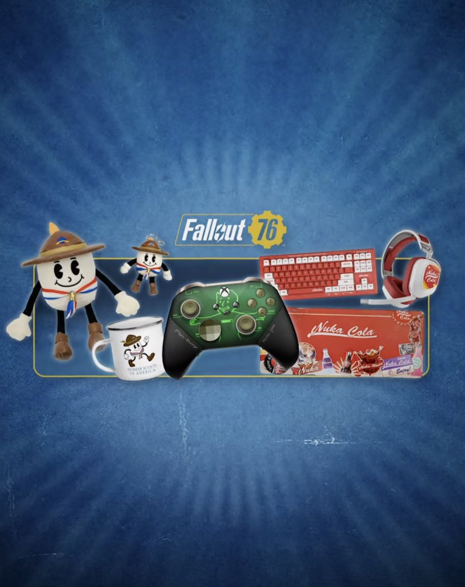 El_ranger_1's tweet photo. Giveaway de productos de bethesda gear, Recompensas para Fallout 76 y padre Shelter son cosas que tendremos poco tiempo 🔥

Carajo por fin regresa ese traje y ahora si tengo Xbox game pass gold 😭

#fallout76  #falloutday  #ElRanger #BethesdaLatam https://t.co/yTRNavn5uB