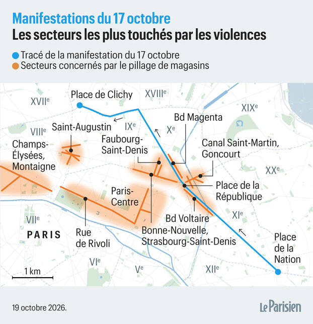 nicolasberrod's tweet photo. 🔴 Couvre-feu annoncé de 23h à 6h à la place de la République et dans la zone des Halles, secteurs parmi les plus touchés par les pillages et émeutes depuis samedi.

Côté rive gauche, les dégradations sont... marginales, voire inexistantes. #Paris

https://t.co/xQ6oRM9Bgn