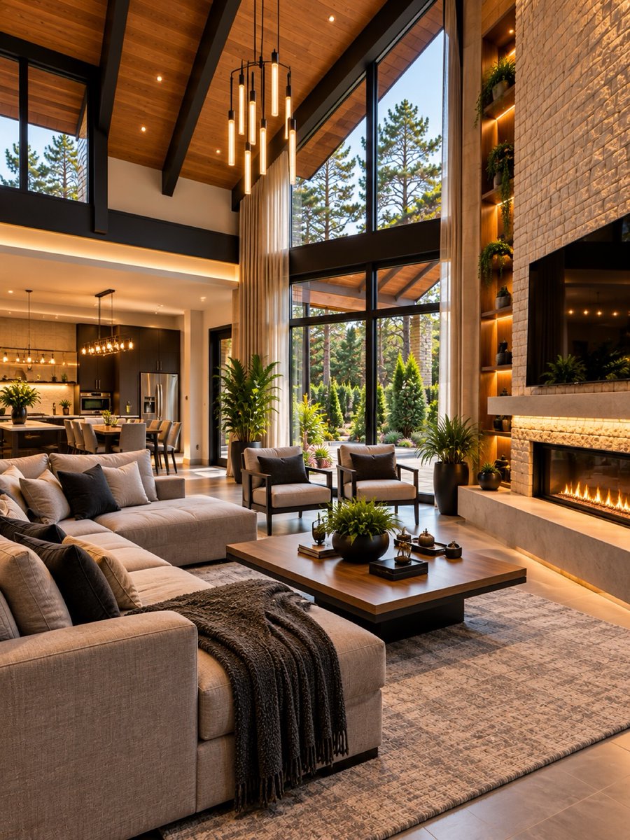 aurearch's tweet photo. The nobility of dark tones meets the warmth of hidden lighting. https://t.co/sXtSNTrGxf