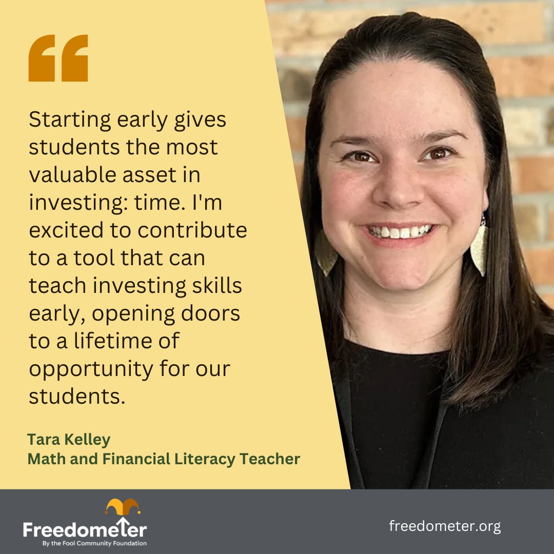 foolfoundation's tweet photo. The earlier students start learning about investing, the more time gets to work in their favor. 💛

Tara Kelley is helping shape the Freedometer with real classrooms in mind, so investing can feel more practical, understandable, and possible.

➤ https://t.co/0gD3I5LQtT https://t.co/MHb3wFr0u4