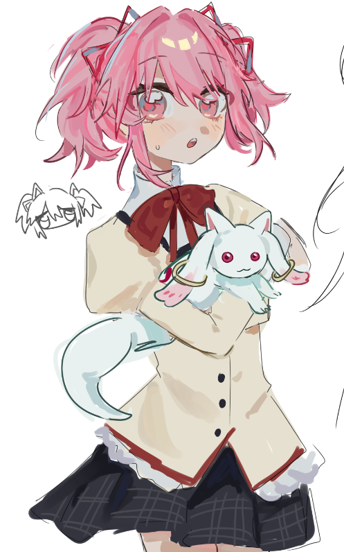 bnuy_04's tweet photo. im finally watching madoka magica properly so i drew a madoka...shes so cute https://t.co/r5W9a0ZoR4
