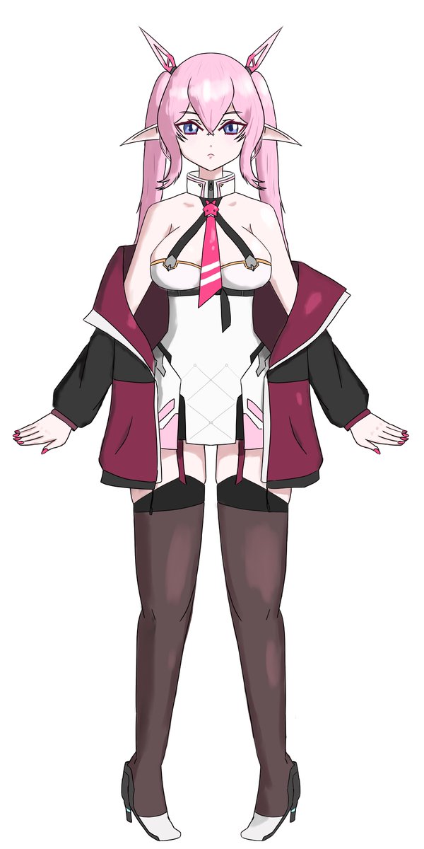 RefMont's tweet photo. @ChaeriVTuber designed my vtuber avatar based off my ingame outfit... not the best art but I think I'm quite proud how it turned out https://t.co/x2ox0sgXv8