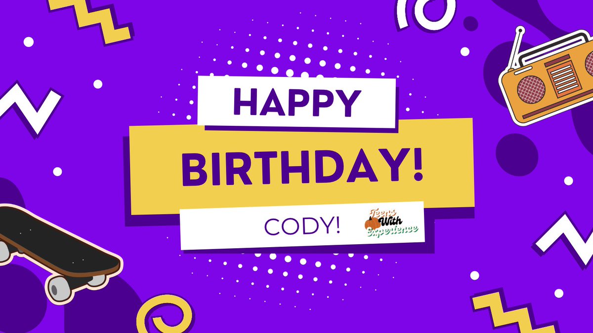 teenswithexp's tweet photo. Happy birthday to one of our long-term members, @codykkb ♡ 
Cody has shown us their creativity, dedication and hard work, but most importantly, their caring and heartwarming nature towards other members of TWE. We want to thank you for everything you've done for us, Cody. -Mel https://t.co/kDq3etDM1U