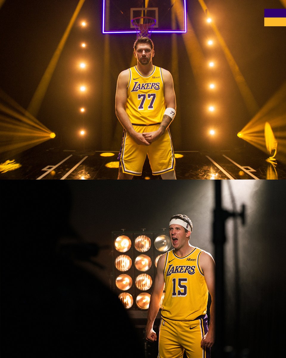 Lakers's tweet photo. LAKERS HOME OPENER IS THIS WEEK https://t.co/OlbyMVeKbf