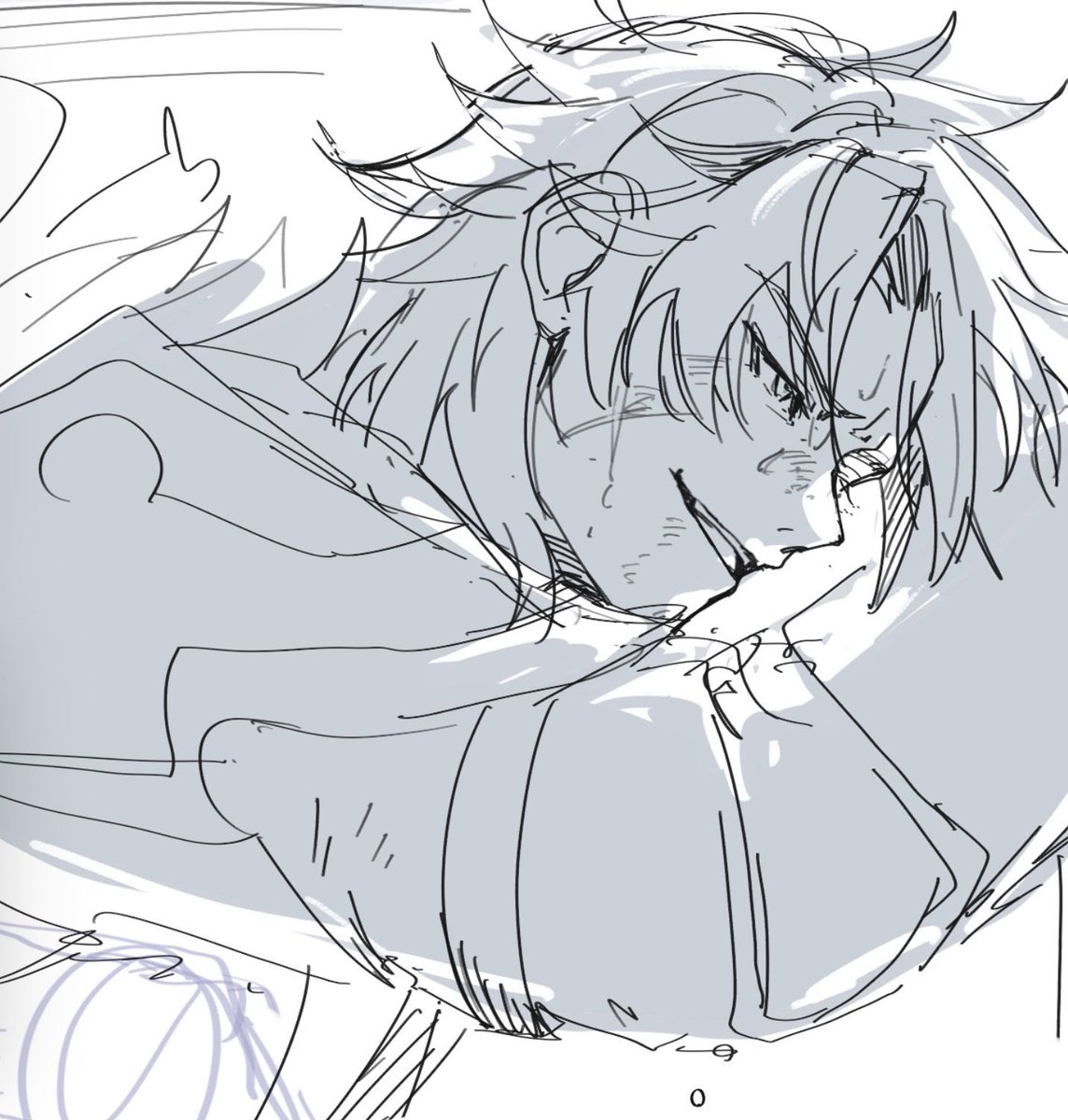 hyper_morimori's tweet photo. 負傷ファルカ見たい落書き https://t.co/lUH2umtRI5