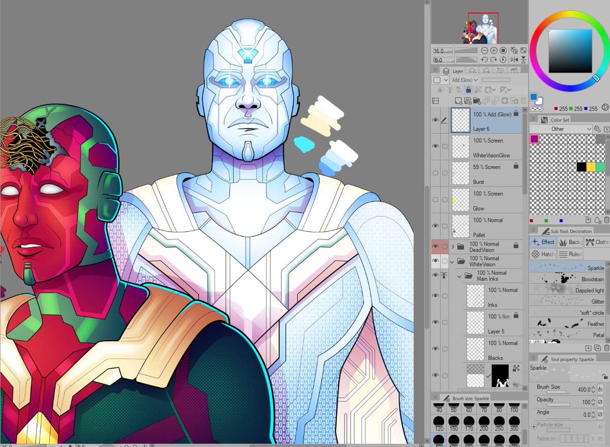 owenoak95art's tweet photo. #Vision #VisionQuest #Marvel #MCU #WIP https://t.co/NksPYnEMG4