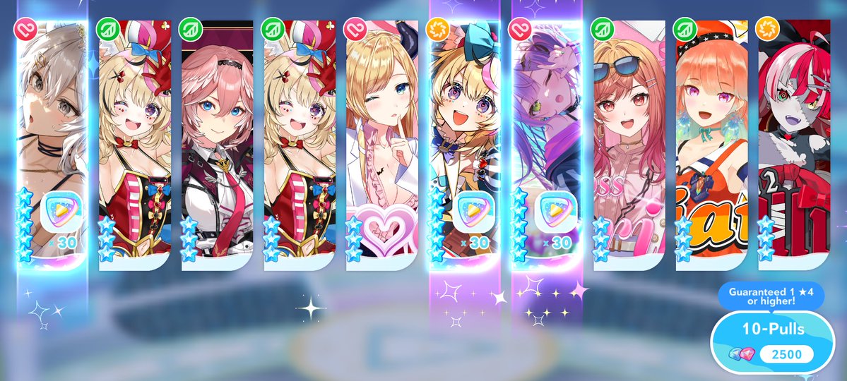 kaelakovalskia's tweet photo. lah? i got some extra diamonds from clearing achievements so i tried pulling without hoping anything, and..............😱 https://t.co/lFWwpi9g6k
