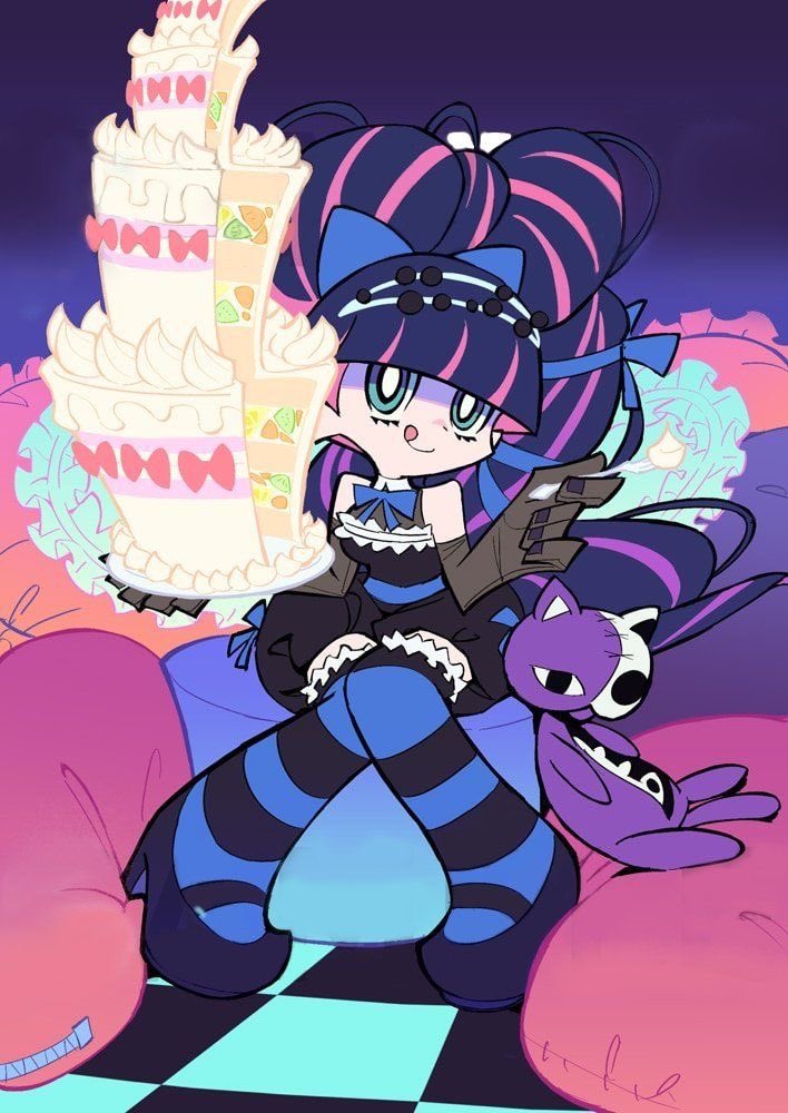 eviltransfem's tweet photo. stocking cake #stockinganarchy #psg #newpsg #paswg #pantyandstocking https://t.co/jW2wa1oVIJ