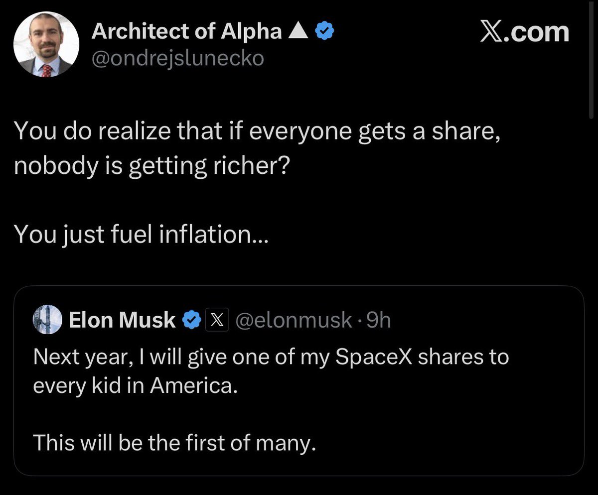 TenaciousTek's tweet photo. People: “ELON IS TOO RICH, HE NEEDS TO DONATE HIS WEALTH”

Also people: “ELON IS DONATING TOO MUCH OF HIS WEALTH AND WILL FUEL INFLATION” https://t.co/ege0jx26dX