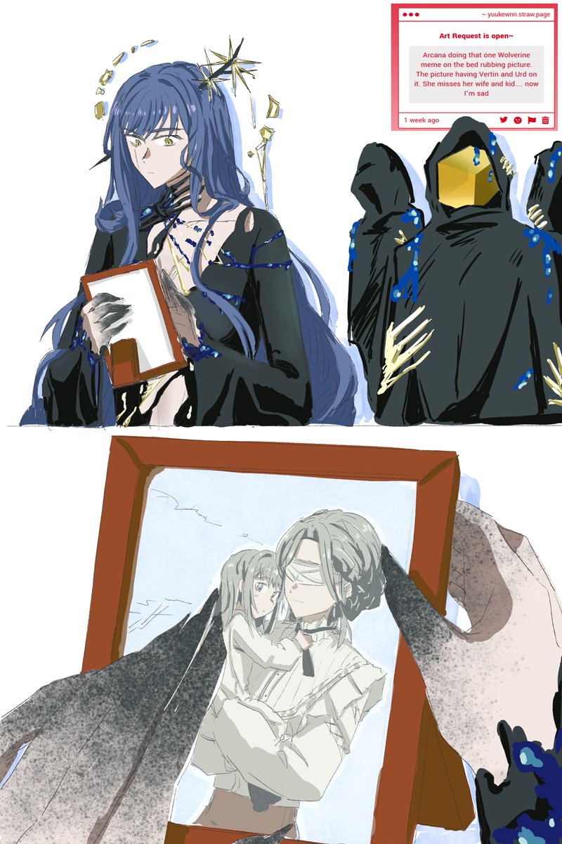 yuu_kewn's tweet photo. Arcana and... Hmmm must be a new Manus member... 🐧

TY for the strawpage request~

#Reverse1999 https://t.co/ziQv4u24TU