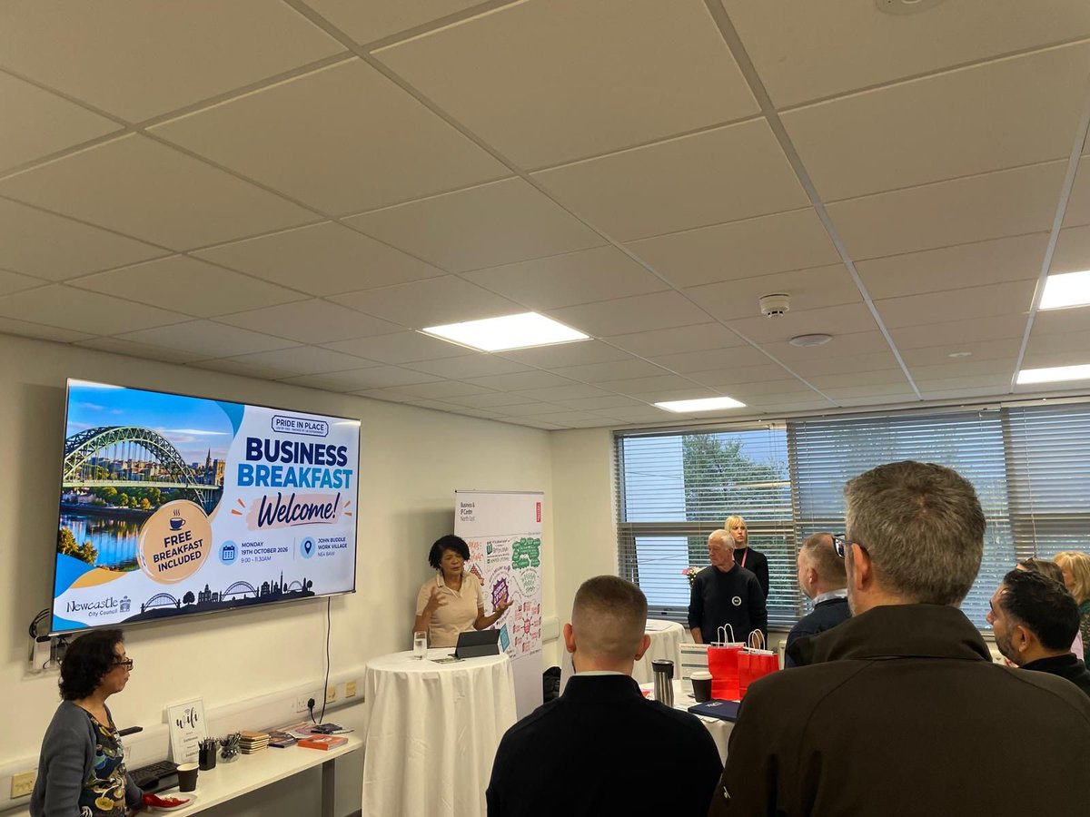ChiOnwurah's tweet photo. Small businesses are the lifeblood of our local economy and community! It was fantastic to speak with business in #Elswick about how the £20 million I’ve secured through the Government’s Pride in Place programme should be spent to support them and their growth! https://t.co/cKGDGoDnGw