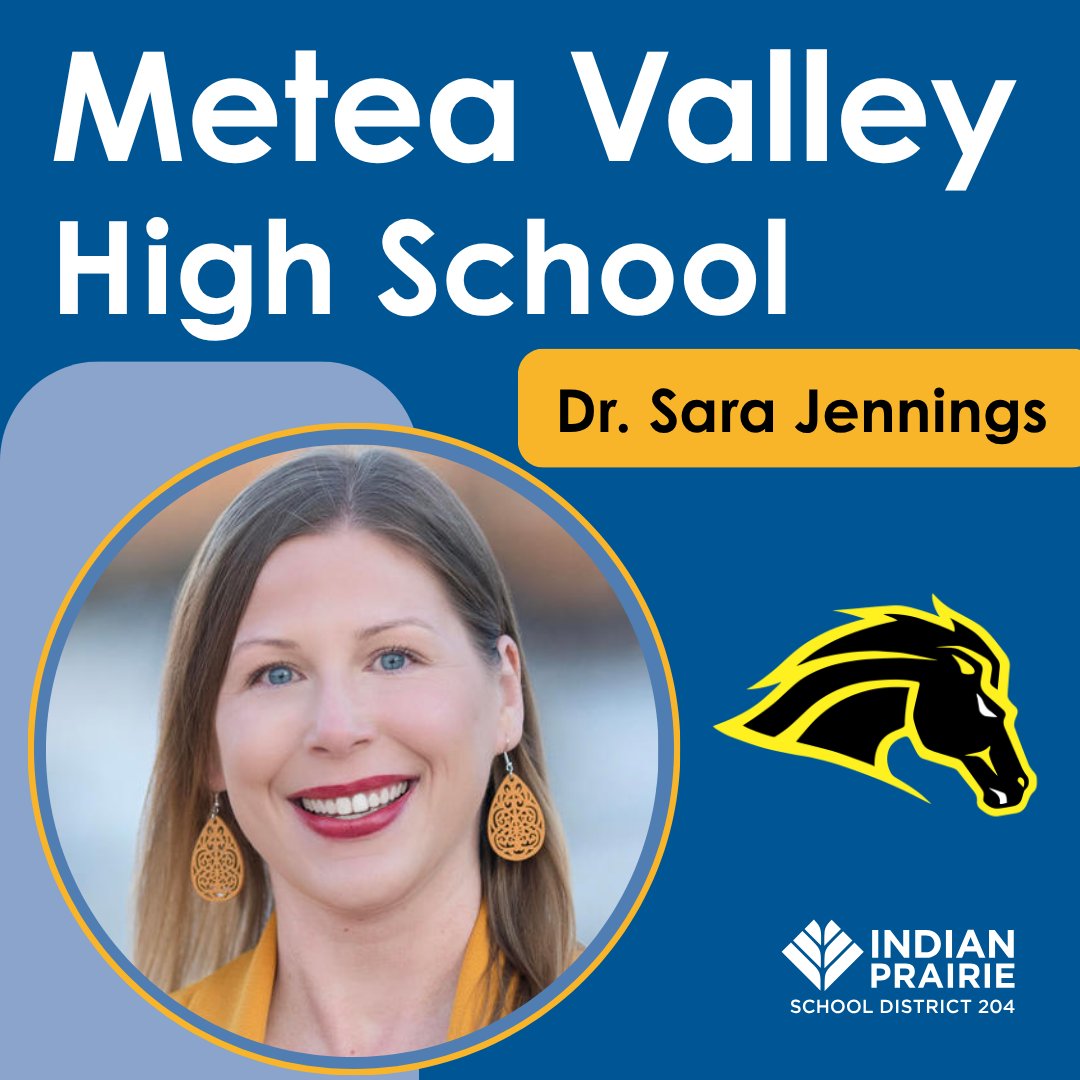 ipsd204's tweet photo. Happy Principal Appreciation Week to Dr. Sara Jennings at Metea Valley High School!
Thank you for your leadership and everything you do to support our students and staff. We appreciate you!
#PrincipalAppreciationWeek #ThankAPrincipal @meteavalley https://t.co/TbiqmiUQqa