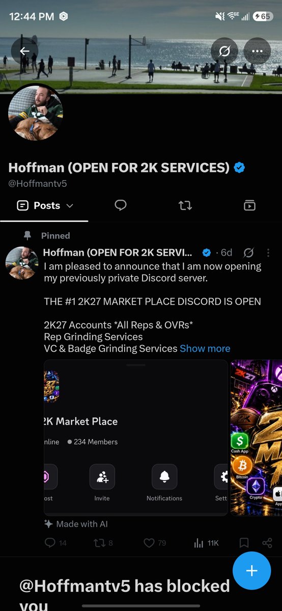 xoGB3's tweet photo. Welp don't get scammed by bro...tried to get in a top crew for a video...paid $400...i'll always get my bread back - never an issue🫠 @Hoffmantv5

In the meantime...who in a high lvl crew that can inv?😃 https://t.co/FOBRDbCdYq