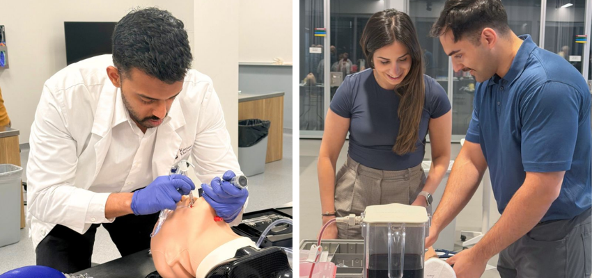 AACOMmunities's tweet photo. Bridging the gap between medical school and residency!
AACOM’s Residency Readiness Bootcamp pilot brought hands-on clinical training to students at five COMs, helping #FutureDOs build skills and confidence for residency.
Read more: https://t.co/EIbcPhQT2E https://t.co/PzTjpi2QhO