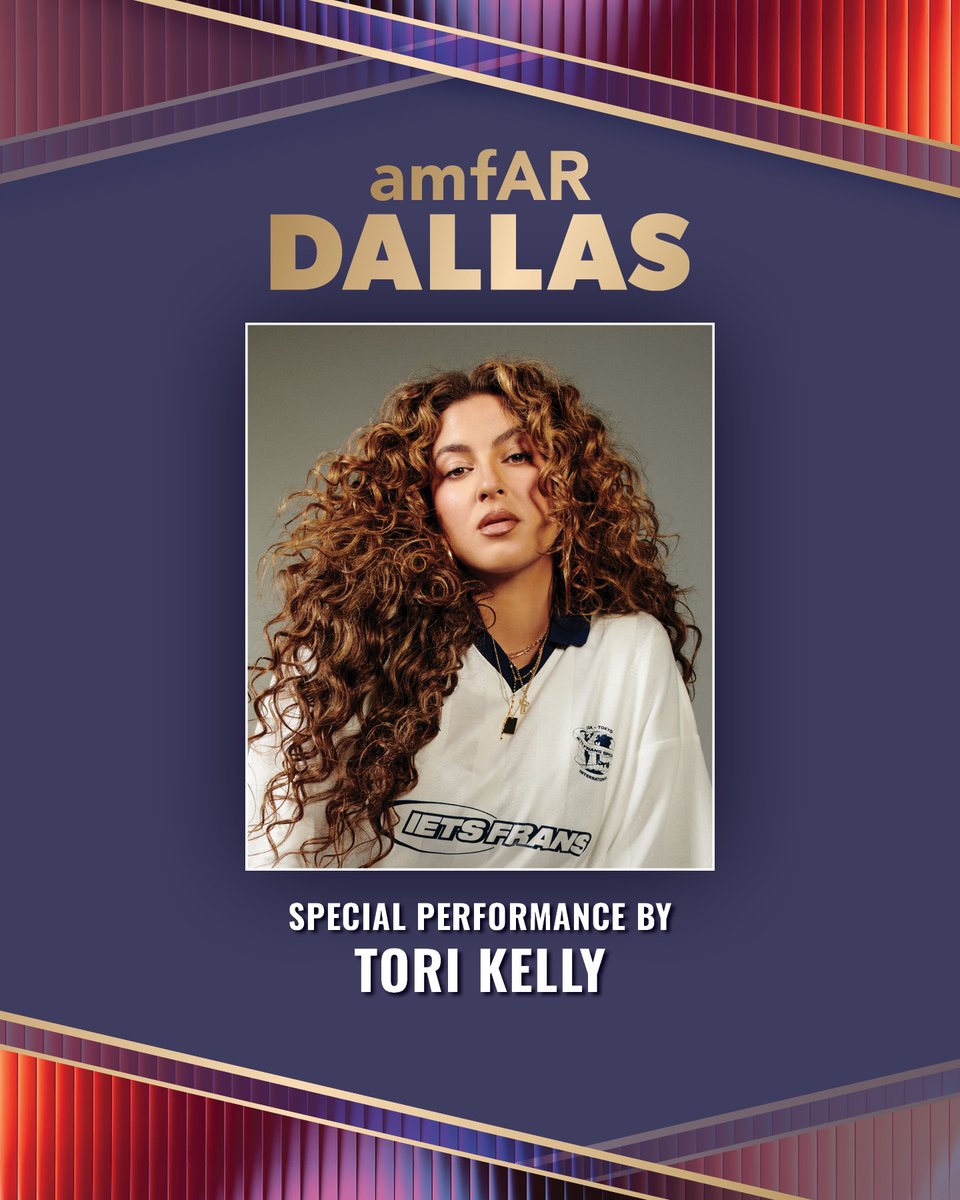 amfAR's tweet photo. The #amfARDallas lineup just got even better. @torikelly is joining us on October 24.

The three-time Grammy Award-winning singer-songwriter will take the stage for a night that turns celebration into progress toward ending AIDS.

Secure your ticket now: https://t.co/4rHvQ00MPQ https://t.co/nILS5soMT9