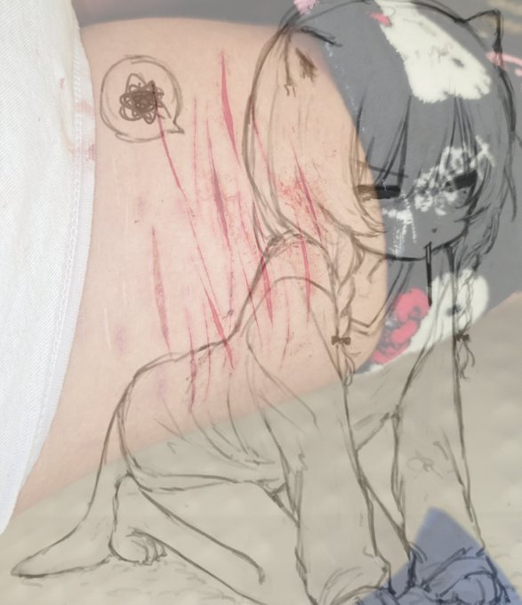nekoxvf's tweet photo. FAKE ALL~ #fakeblood https://t.co/HnqIDXMQAw