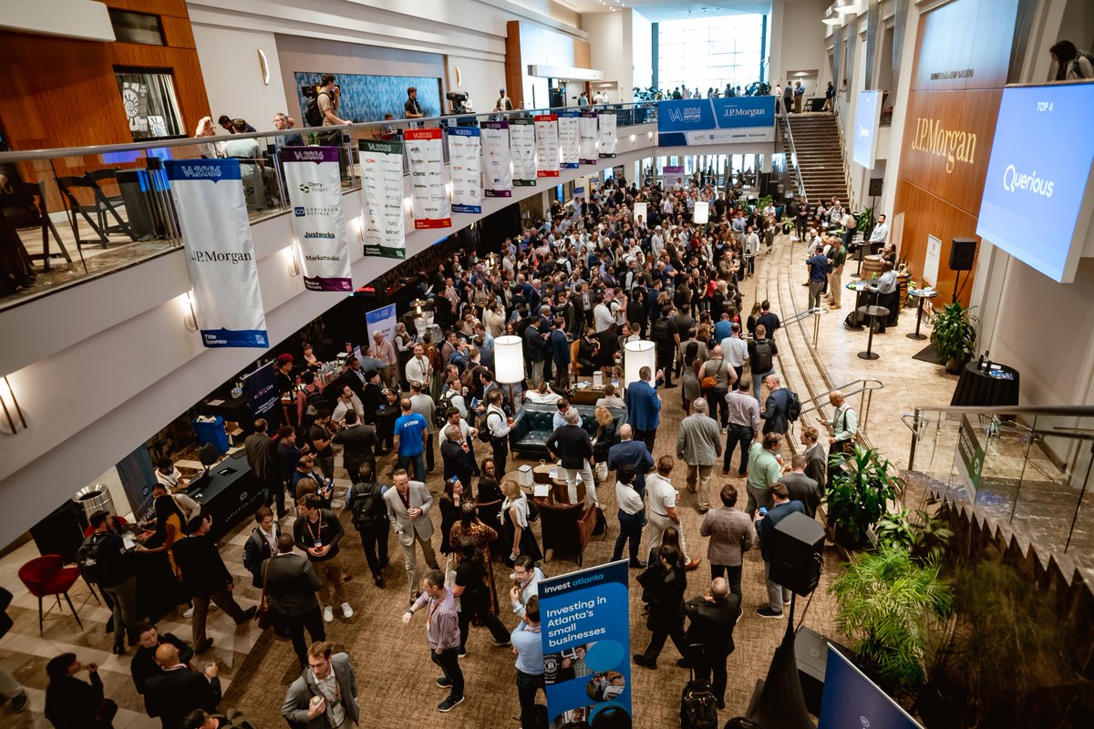 VentureAtlanta's tweet photo. That's a wrap on the biggest Venture Atlanta Conference yet! That is, until next year 👀

For our 20th Anniversary, Venture Atlanta will be at @CosmAtlanta on Oct. 13-14, 2027. Mark your calendars &amp; get ready for a #VentureAtlanta experience like never before. See you at #VA2027! https://t.co/ax7NvHXeBD