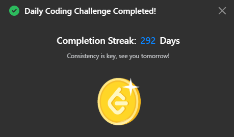 RootMadhav's tweet photo. Day - 292
LeetCode POTD
LeetCode - 2089
Problem - Find Target Indices After Sorting Array
#LeetCode #LeetCodeStreak #Coding #POTD #365daysofcode #POTDwithLeetCodeDay https://t.co/71feVwpNKZ
