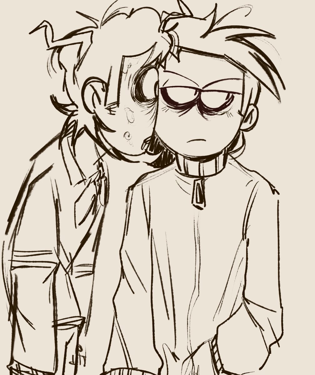 beritty2's tweet photo. my first and last post here lmao  #spookymonth #candybat #sterber #kevin #art #sketch https://t.co/LqWUicNJMv
