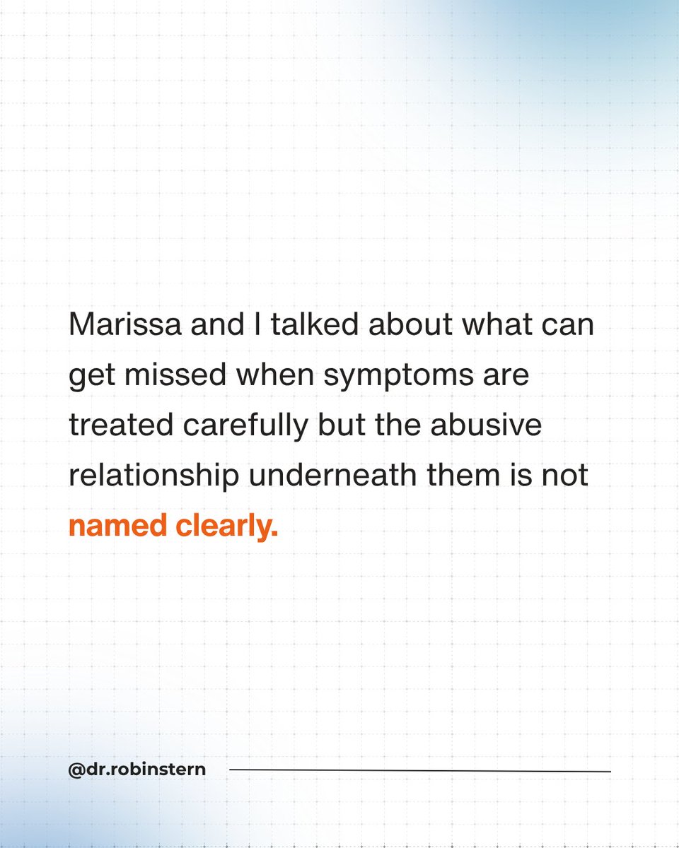 RobinSStern's tweet photo. “Communicate better” is not neutral advice when one person is controlling the relationship and the other is already questioning their own reality. Sometimes treating abuse as mutual conflict only gives the harmed person more work to do. https://t.co/PQ3t05bpdq https://t.co/V6pSnbKTTd