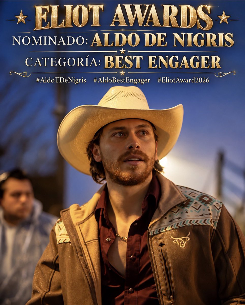 aldroncore's tweet photo. últimos días para hacer ruido en todas las plataformas de @EliotMedia para hacer ganador a @aldotdenigris 🩵

en cada publicación de Eliot dejen sus comentarios en apoyo a Aldo usando los tags!

ALDO BEST ENGAGER
#AldoTDeNigris 
#AldoBestEngager 
#EliotAwards2026 https://t.co/efLNS9URq1