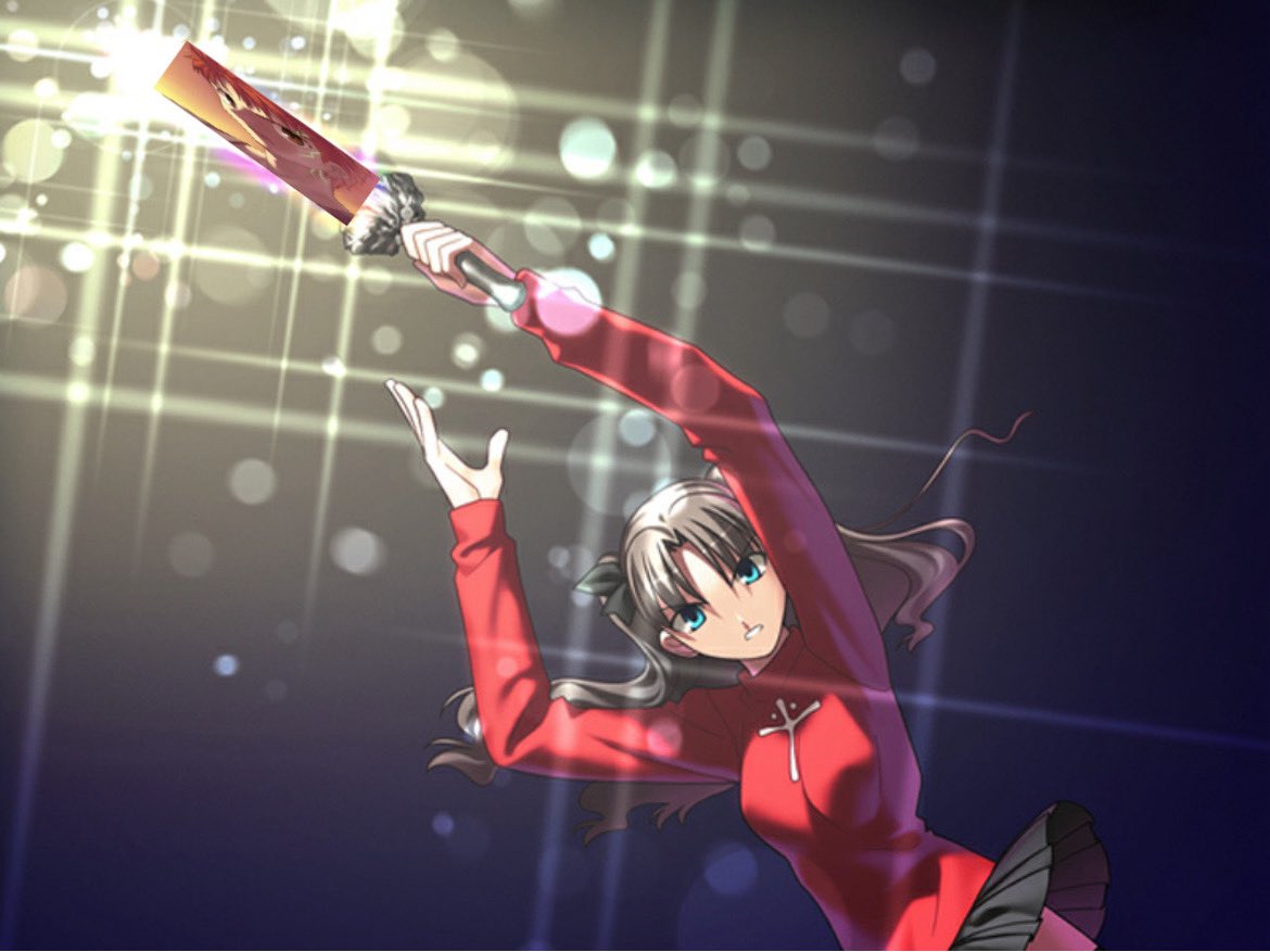 fortunamerchant's tweet photo. @chuckisdeadlmao I love Rin because she gave me the recipe for a super sword https://t.co/IfrS9rBlKk