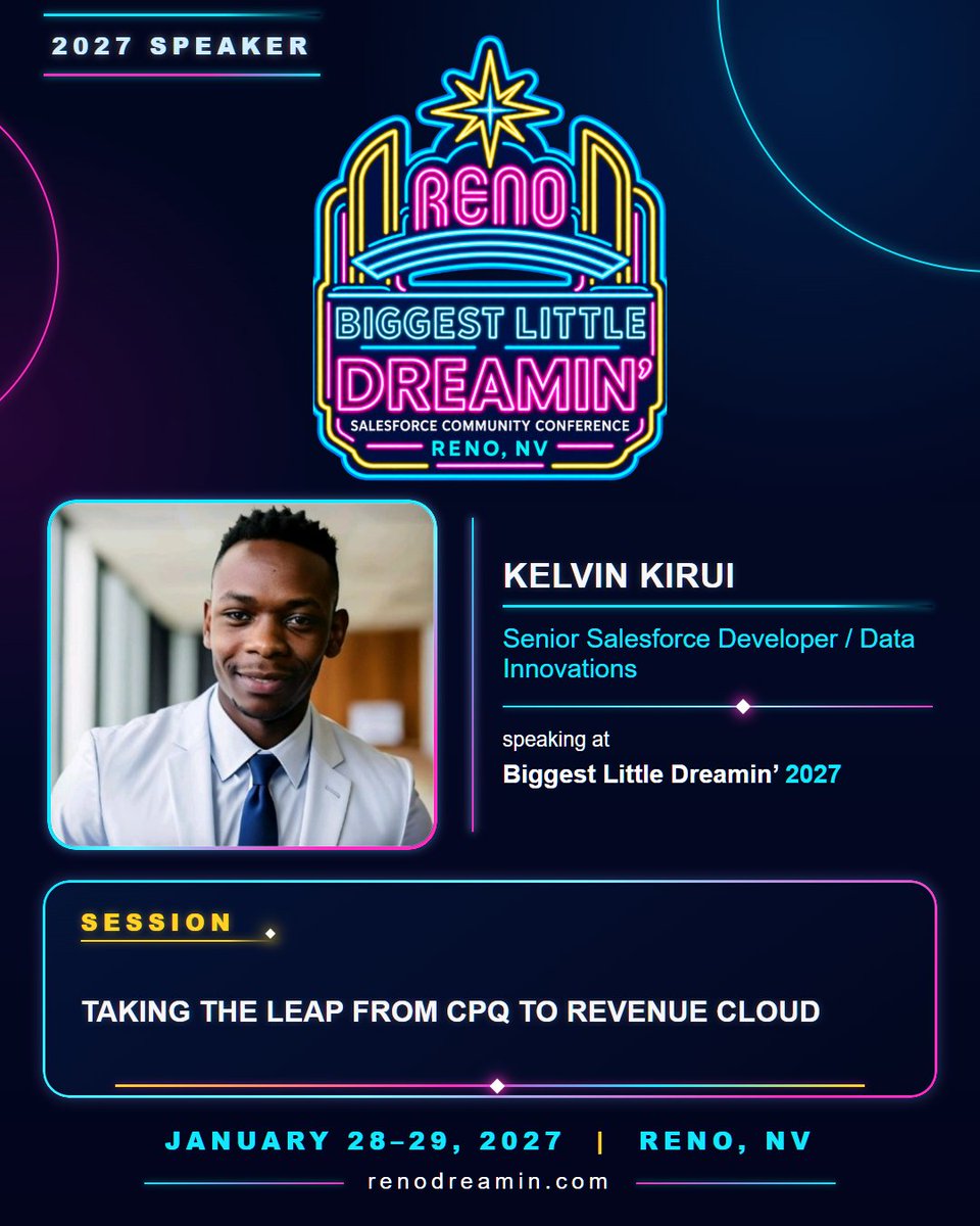 bld_sf's tweet photo. Salesforce is sunsetting CPQ. Eric Brunner, Kelvin Kirui and Kelsey Bratton of Data Innovations are sharing their own move to Revenue Cloud at Biggest Little Dreamin', a Salesforce Community Conference in Reno.

Jan 28-29. $99.
https://t.co/i02Df06pkH https://t.co/C1r6yd3UkL