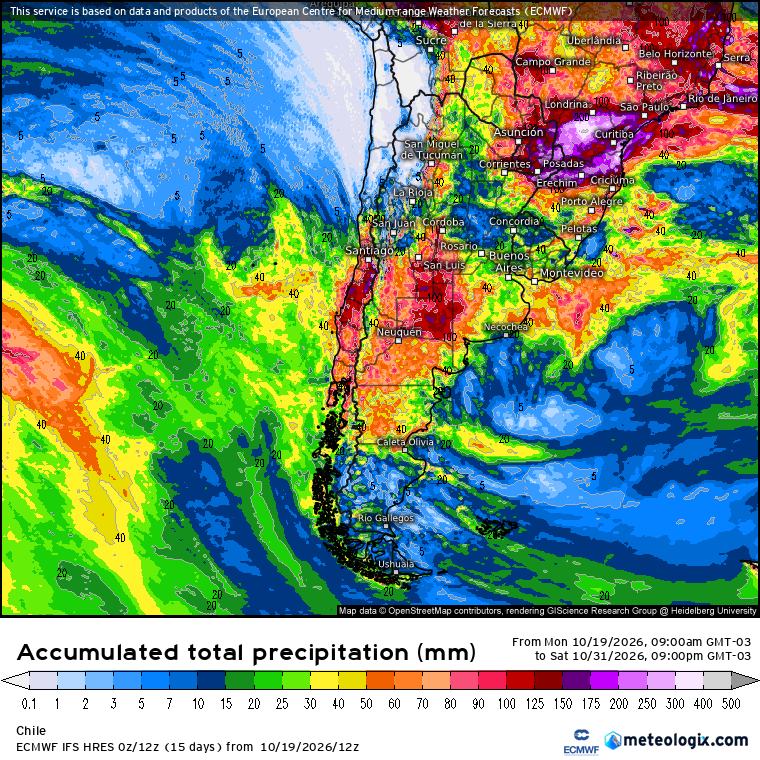 EdoWeatherman's tweet photo. ALERTA POR INTENSA Y SEVERA TORMENTA EN NORTE CHICO, ZONA CENTRAL Y SUR. ACTUALIZACIÓN.

Este martes se espera el ingreso del evento que promete intensos chubascos, fuertes tormentas eléctricas, granizadas y viento arrachado entre Coquimbo y parte de Los Ríos. 
Es muy preocupante este evento porque la baja presión va a ser un verdadero motor generador de tormentas y estas pueden extenderse por varias horas en el tramo antes mencionado, además la isoterma no bajará de 2500 msnm y habrá periodos de intensa lluvia, asociado a potentes cúmulos, por lo tanto el riesgo de inundaciones repentinas y aluviones es muy alto.
Toda esta inestabilidad se extenderá hasta el sábado en la zona central y sur y ya hay indicios para otro evento la próxima semana.

Lo más intenso en este momento se proyecta entre region Metropolitana y Biobío. Puede haber sectores que acumularán más de 80 mm estos días.

Ya esta noche pueden registrarse tormentas en sectores de la zona central.