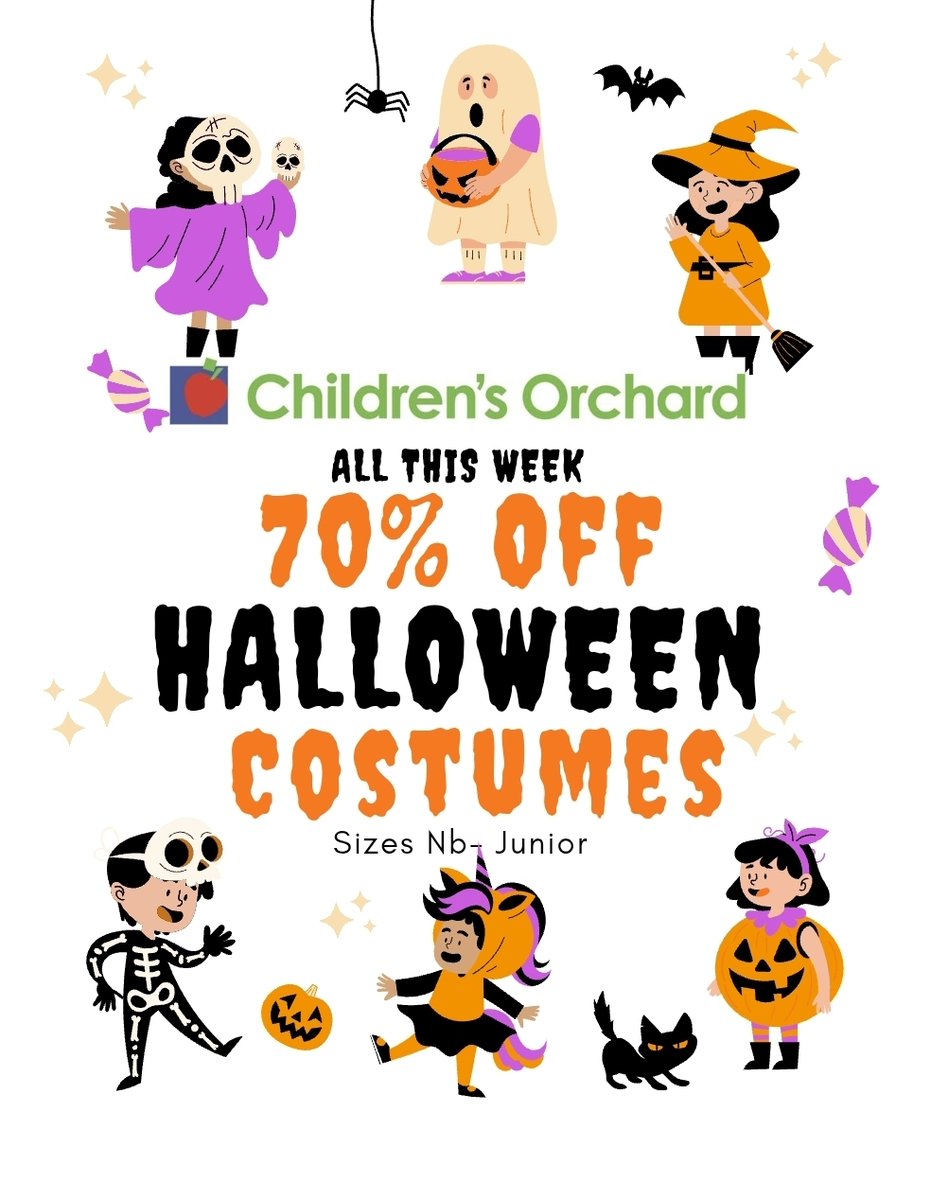 COMB_2701's tweet photo. 70% off costumes. 🧙‍♀️👻🎃
Halloween is here newborn through youth sizes starting as low as $3.99 #childrensthrift #kidsresale #childrensorchardmanhattanbeach #manhattanbeach https://t.co/2mN0RoOHEY