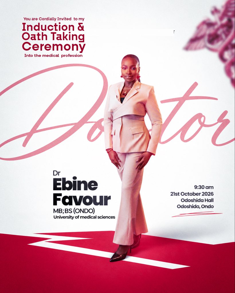 ebine_f's tweet photo. 21.10.26.

The oath.
The title.
The beginning of a new chapter.

Dr Ebine FO.❤️🩺 https://t.co/6dOTvIXLzP