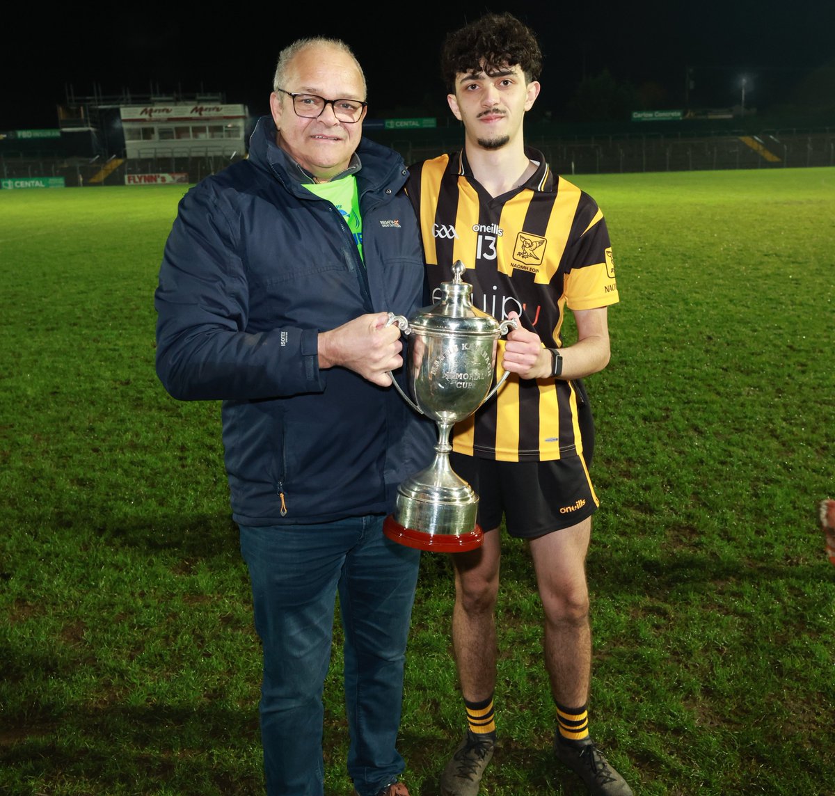 pgahern's tweet photo. Gtreat joy in NCP for the Naomh Eoin minor hurlers tonight and their families after their win against Bagenalstown Gaels in an epic game! @Carlow_GAA @Natsport @kclr96fm @TheLeftWingBack @NaomhEoin_GAA https://t.co/zzpPxoRG8j